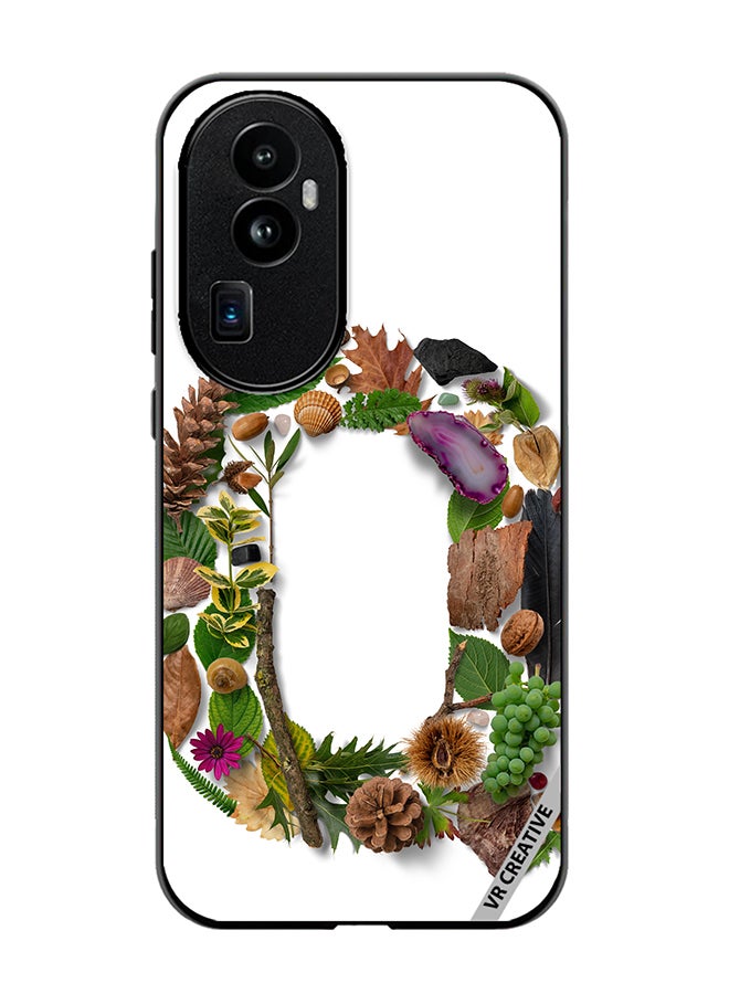 VR CREATIVE Protective Case Cover For Oppo Reno 10 Pro Plus Alphabet Q Design Multicolour - Image 1