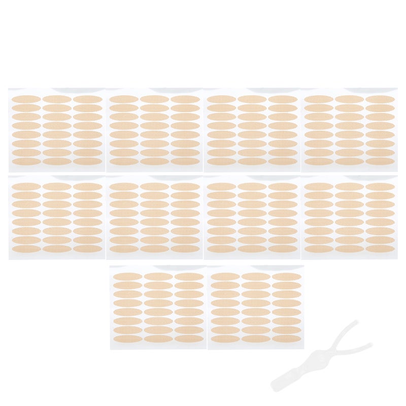 240 Pairs Double Eyelid Tape Stickers Natural Eyelid Lift Strip Eyelid Sticker with Fork Rod - Image 1