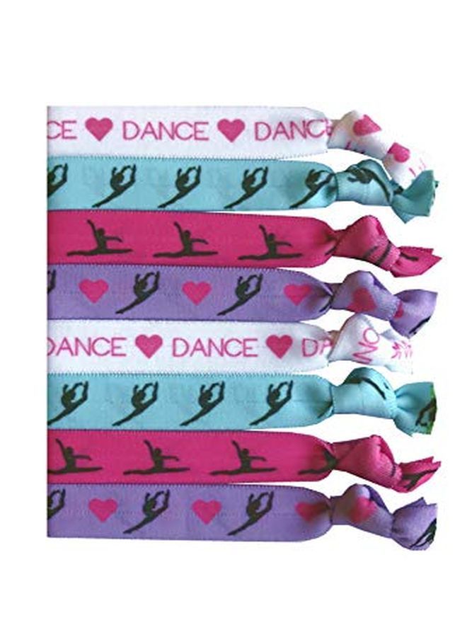 Sportigift 8 Piece Dance Hair Elastic Set Accessories For Dancers, Women, Girls, Dance Teachers, Dance Classes Made In The Usa - Image 2