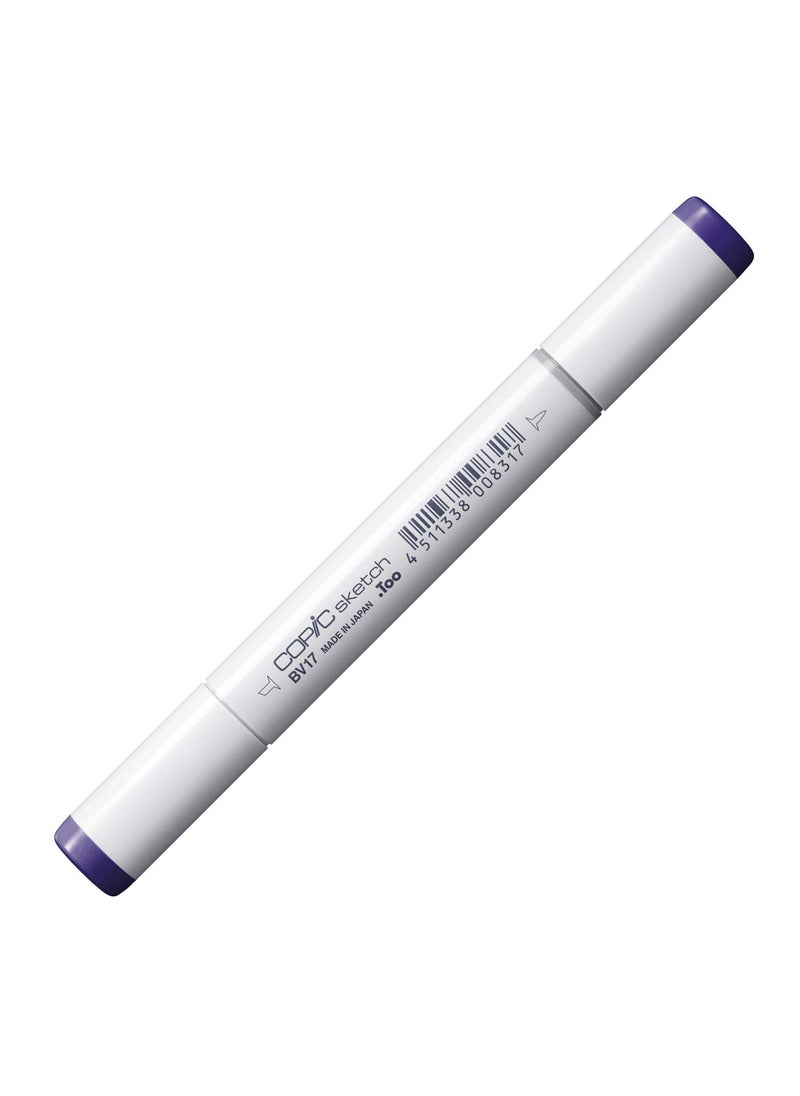 COPIC Copic Markers BV17-Sketch, Deep Redish Blue  - Image 1