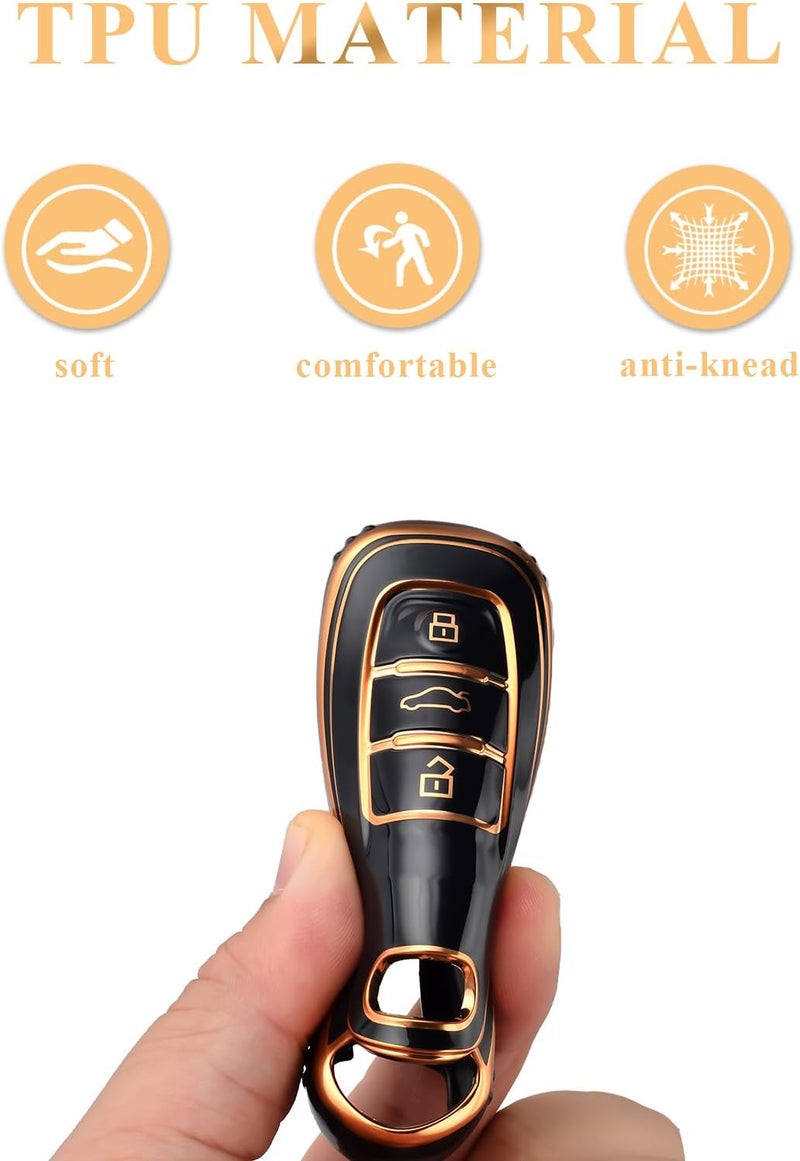 OFFCURVE Car Key Cover - Stylish Key Fob Protector for Audi Models - Image 5