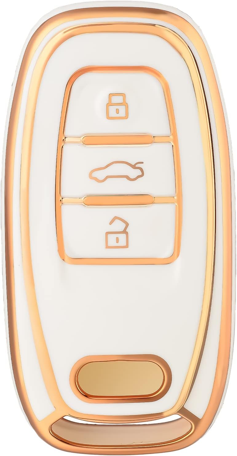 OFFCURVE Car Key Cover - Stylish Key Fob Protector for Audi Models - Image 1