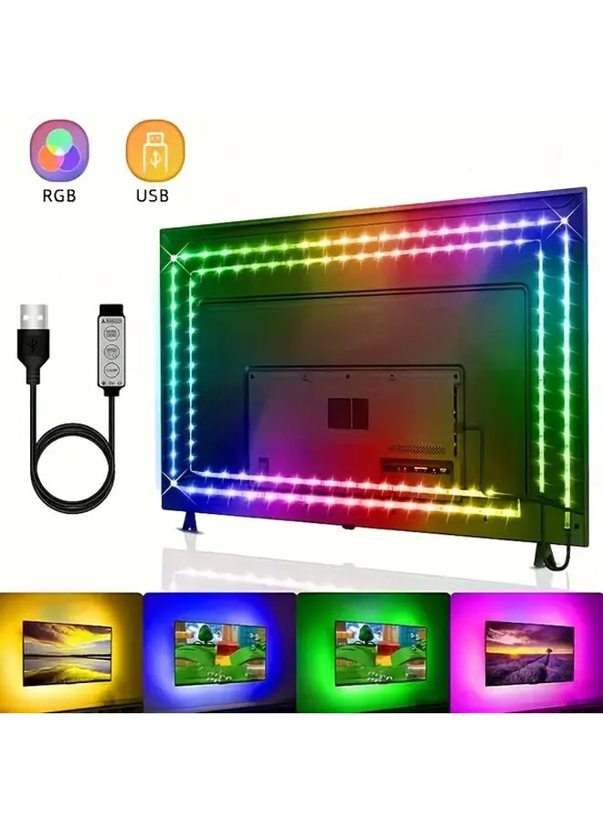 Color Changing LED Strip USB RGB Light Bar 9 84FT Adjustable Length For TV Backdrop Indoor Party Decorations - Image 2
