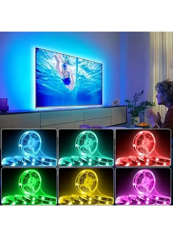 Color Changing LED Strip USB RGB Light Bar 9 84FT Adjustable Length For TV Backdrop Indoor Party Decorations - Image 1