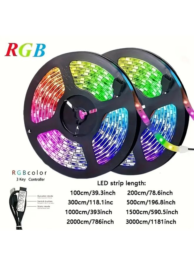 Color Changing LED Strip USB RGB Light Bar 9 84FT Adjustable Length For TV Backdrop Indoor Party Decorations - Image 4