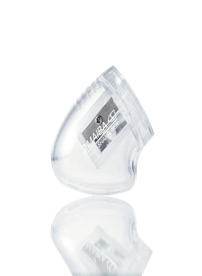 Kutsuwa RS030CL HiLINE Pencil Sharpener, 2 Blades, Clear - Image 1