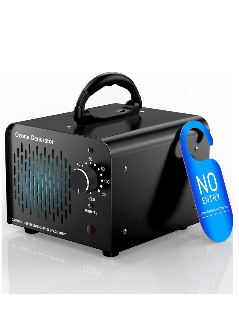 SYOSI Commercial Ozone Machine, Ozone Generator 15,000mg/h, High Capacity Ozone Machine Odor Removal, Home Ozone Generator for Car, Pet, Home, etc, Black, 1 Pcs  - Image 1