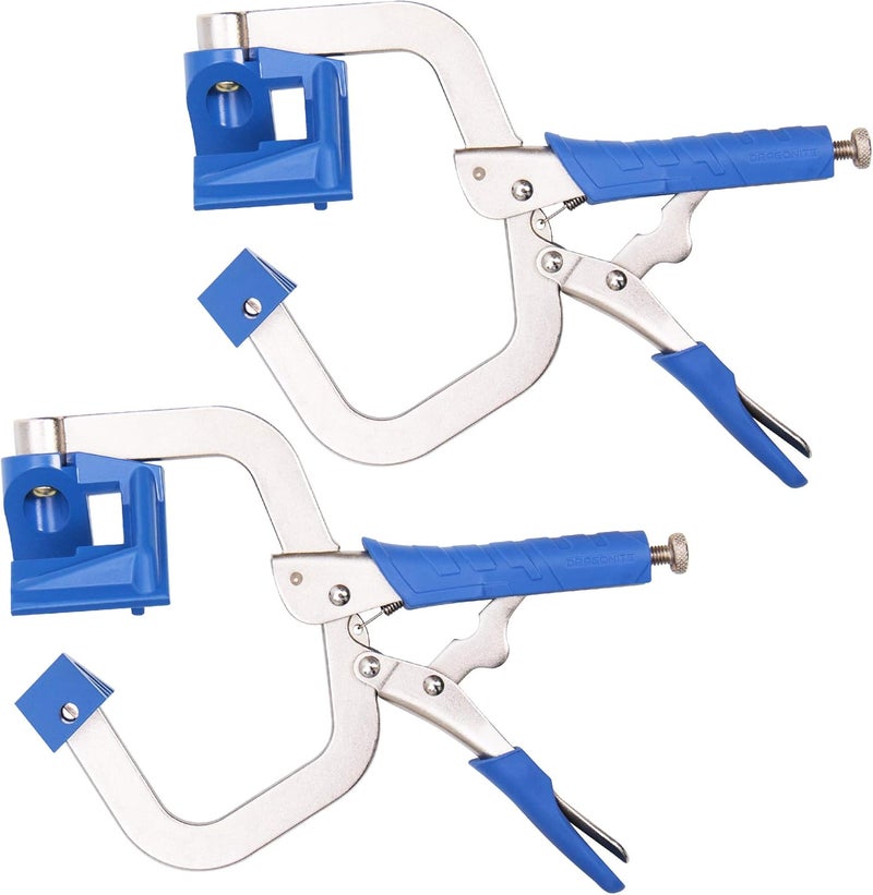 DRAGONITE 90 Degree Corner Clamp, 11 Inch Right Angle Clamps for Woodworking, Welding, Carpenter Photo Frame, Holding Assemblies Like Cabinets and Drawers, 2 Pieces - Image 1