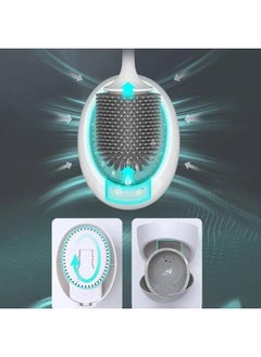 ecoco Wall-Mounted Toilet Brush and Holder – Modern Design with Automatic Open-Close Lid & Drain Platform | Compact, Hygienic Bathroom Cleaning Tool  - Image 2