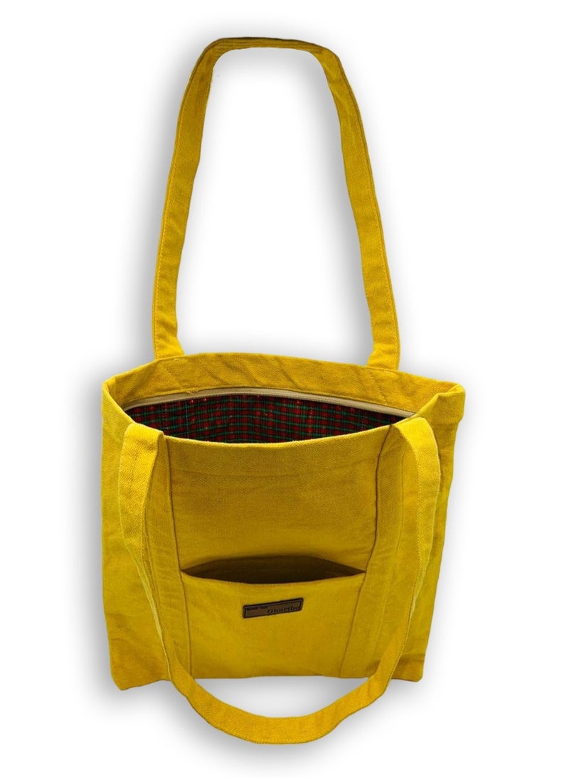 Gharibo Bags Women's linen Tote bag R230128G  - Image 3