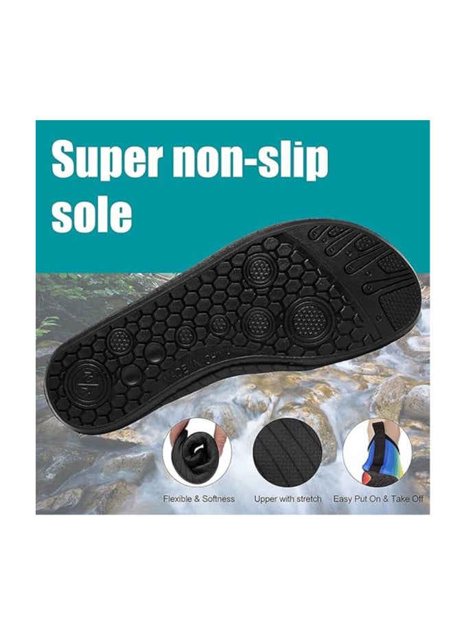AUTOYSUR Water Shoes Womens Mens Beach Shoes, Quick-Dry Barefoot Aqua Shoes Socks Snorkeling Shoes Water Socks for Outdoor Beach Swim Surf Walking Yoga - Image 4