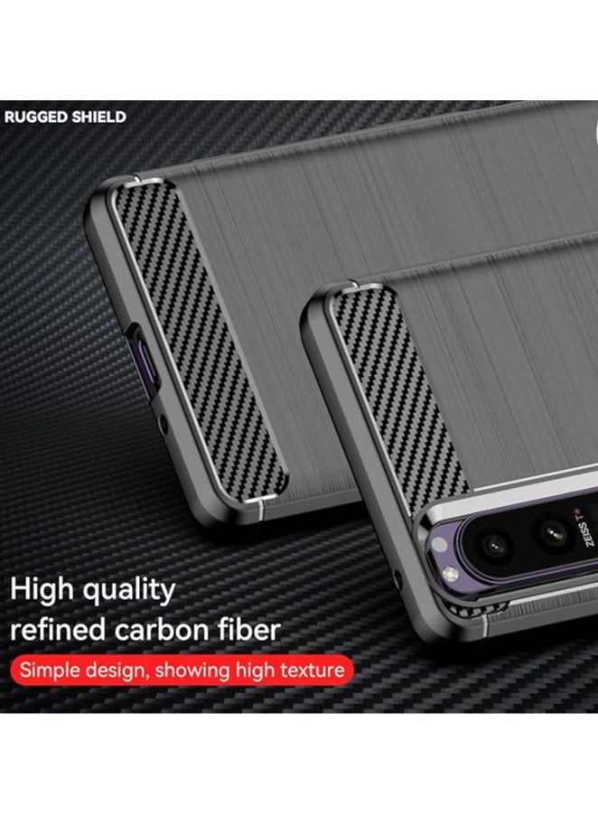 general Sony Xperia 1 III / Xperia 1III 5G XQ-BC72 Phone Case Scratch Resistant TPU Soft Back Shockproof Carbon Fiber Case for Sony Xperia 1 III - Image 5