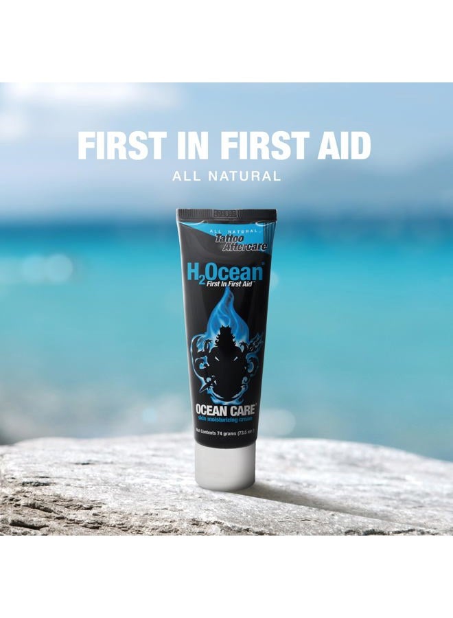 H2Ocean Ocean Care Tattoo Aftercare Lotion 2.5ounces-Fragrance Free Tattoo Moisturizing Cream-For New & Old Tattoos-Heals & Revitalizes - Dye Free - Image 5