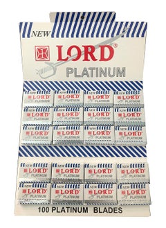 Lord Lord Platinum Double Edge Safety Razor Blades 100 blades 5x20 