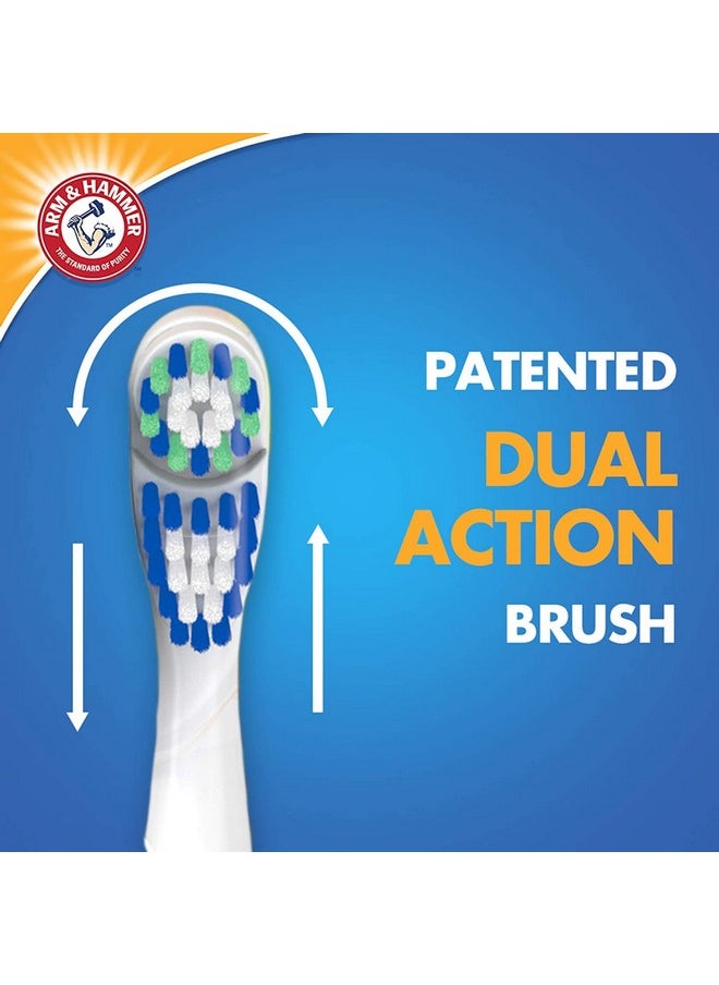 Arm & Hammer - رؤوس فرشاة أسنان بديلة ناعمة لتبييض الأسنان Spinbrush Pro من ARM & HAMMER، قطعتان (عبوة من 4 قطع) - Image 1