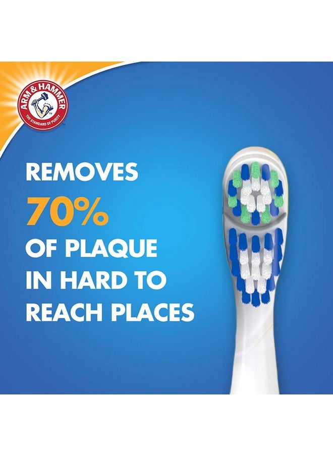 Arm & Hammer - رؤوس فرشاة أسنان بديلة ناعمة لتبييض الأسنان Spinbrush Pro من ARM & HAMMER، قطعتان (عبوة من 4 قطع) - Image 1