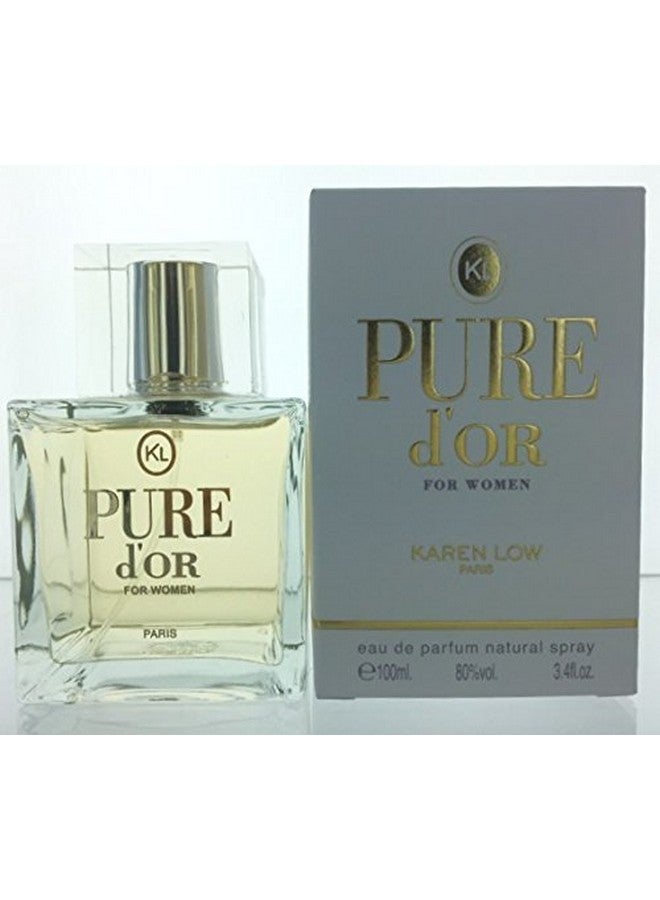 عطر Pure D'or من كارين لو، 3.4 أونصة، أو دو برفيوم، من كارين لو