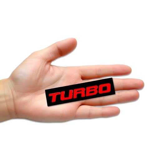 SIAGO SIA277 Premium Turbo Metal Car Sticker - Durable & Stylish Auto Emblem for Vehicles - Customizable Designs - Easy Installation - Weather-Resistant & Long-Lasting - Image 1