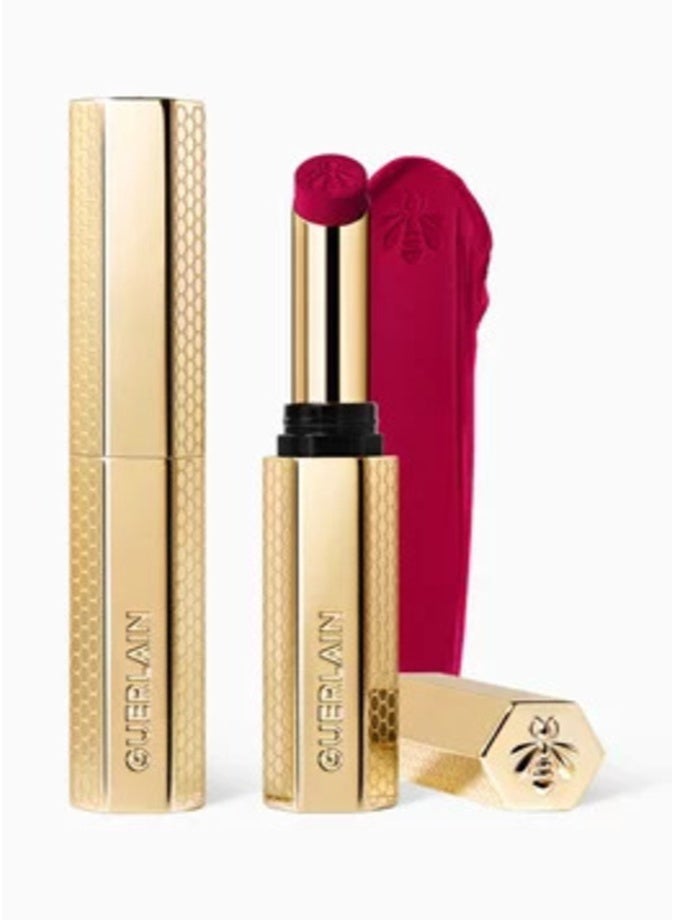 GUERLAIN Kiss Kiss Blur Matte Long-Wearing Lipstick 1.85g – 395 Bold Fuchsia Soft Matte Lip Color - Image 1