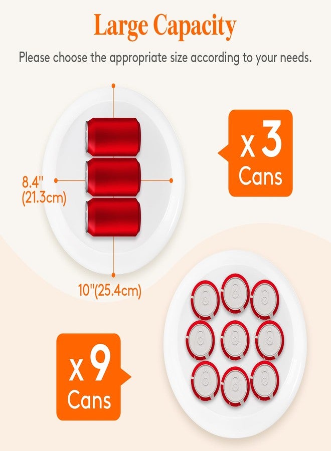 Lifewit Plastic 3 Tier Serving Tray Platter for Party Entertaining, 10" × 10" Large Dessert Table Display Set, White Reusable Round Dishes with Black Metal Display Stand for Veggie, Fruit, Cookies - Image 3