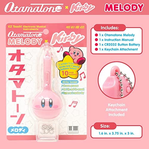 Otamatone Melody [Special Edition Nintendo Kirby] - Fun Japanese Electronic Musical Kids Toy Synthesizer Instrument by Maywa Denki [Includes Keychain Attachment and English Instructions] - Image 5