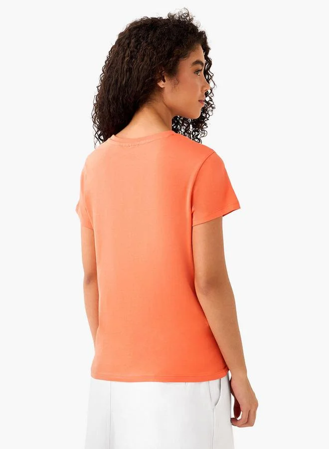 SP Characters  Cotton T-shirt with Paul Ranson Print for Women | Best Price UAE