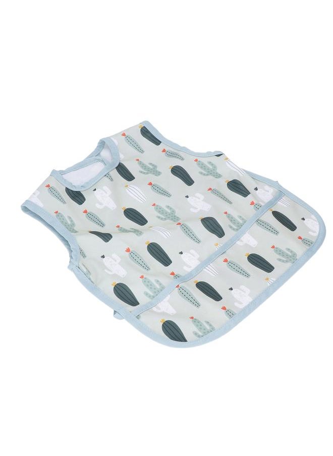 Thoraya Baby Bibs Waterproof Pocket Design Hook and Loop Closures Machine Washable 35x30cm Polyester Baby Bibs SMT079 EF552 M  - Image 3