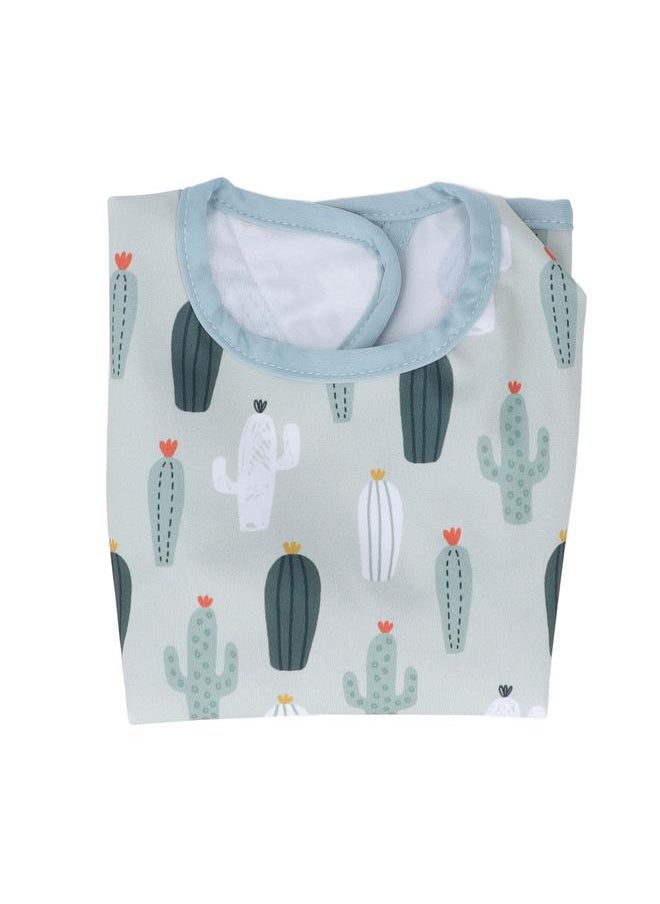 Thoraya Baby Bibs Waterproof Pocket Design Hook and Loop Closures Machine Washable 35x30cm Polyester Baby Bibs SMT079 EF552 M  - Image 5