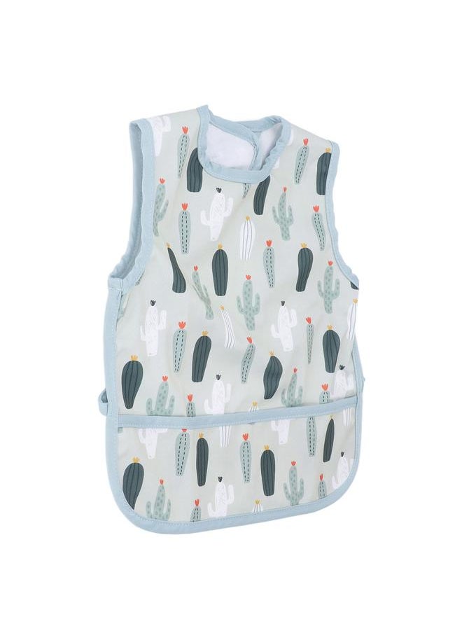 Thoraya Baby Bibs Waterproof Pocket Design Hook and Loop Closures Machine Washable 35x30cm Polyester Baby Bibs SMT079 EF552 M  - Image 2
