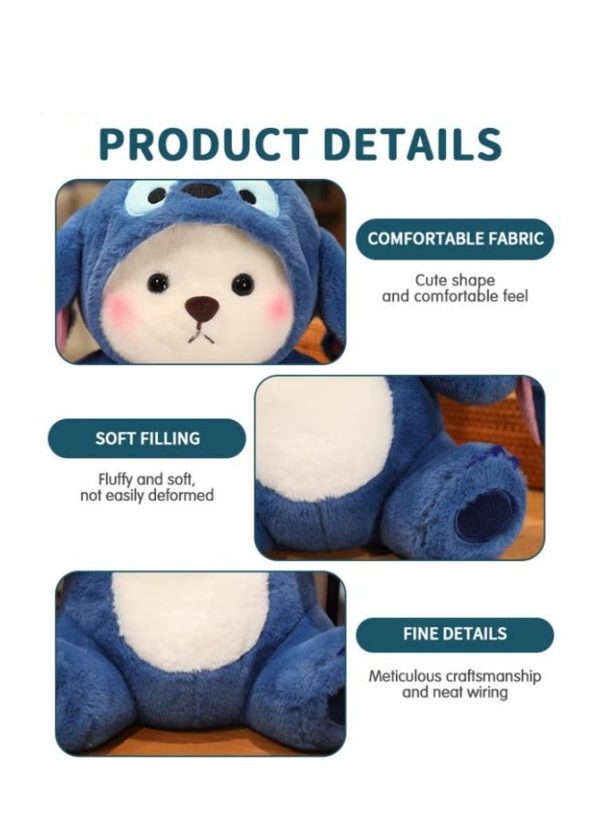 MIXDE - Cute Bear Plush Toy,Stuffed Animal Plushies Doll, Kawaii Soft Stuffed Pillow,Stuffed Toy,Stitch Plush Toy - Image 1
