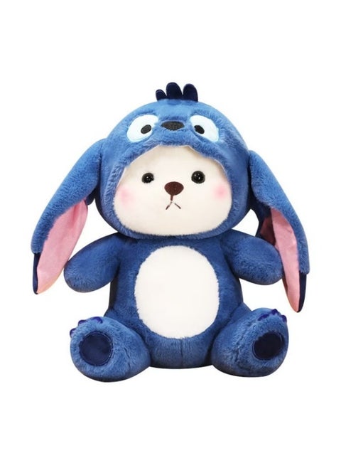 Cute Bear Plush Toy,Stuffed Animal Plushies Doll, Kawaii Soft Stuffed Pillow,Stuffed Toy,Stitch Plush Toy