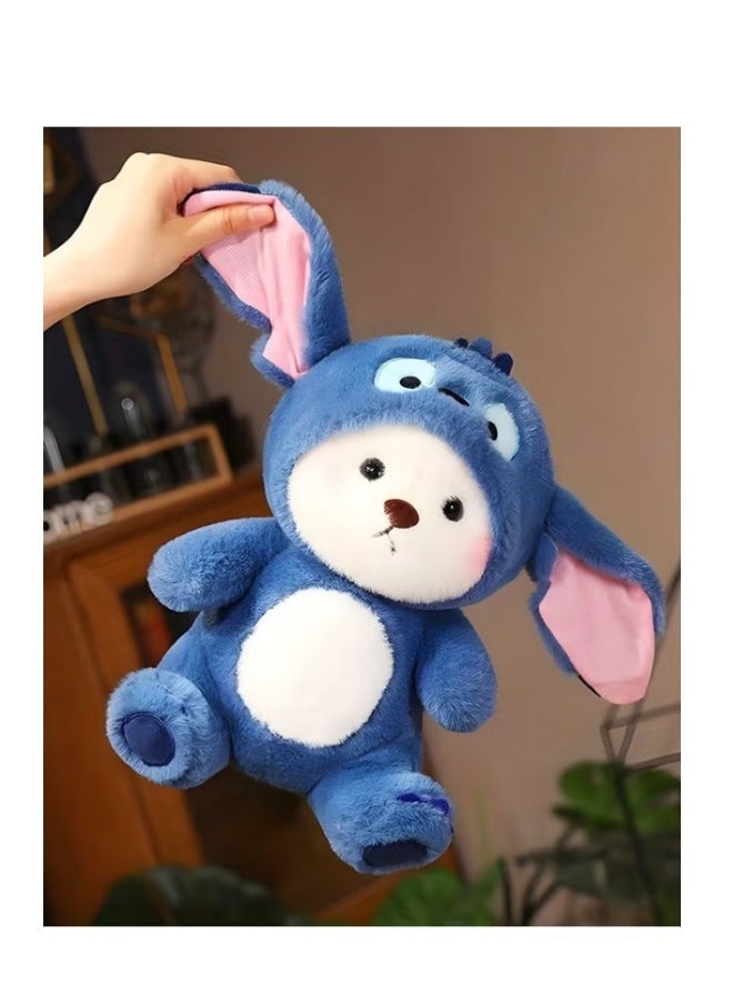 MIXDE - Cute Bear Plush Toy,Stuffed Animal Plushies Doll, Kawaii Soft Stuffed Pillow,Stuffed Toy,Stitch Plush Toy - Image 1