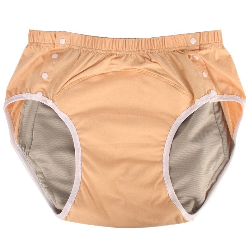 Generic Adult Cotton Washable Diapers Leakproof Incontinence Orange 