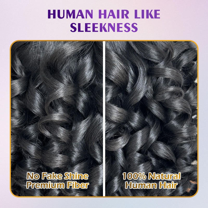 Felek Burgundy Wig Long Synthetic 13x6 Lace Front Wigs for Black and White Women Red Loose Wave HD Transparent Lace Frontal Wigs Pre Plucked 99J Wear and Go Glueless Curly Wig 24 inch - Image 4