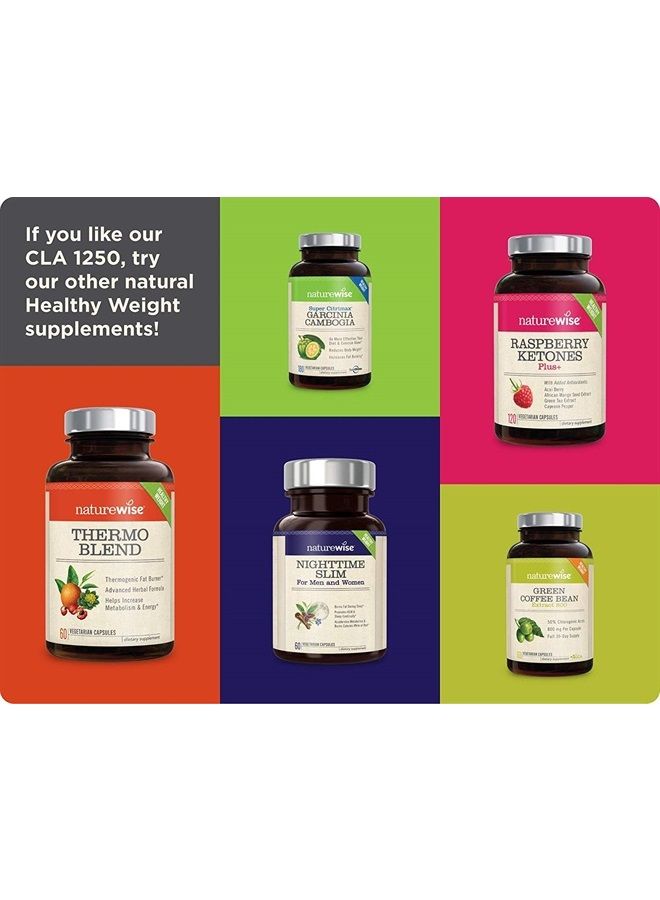 NatureWise CLA 1250 Support Exercise Naturally (2-Month Supply), Support Fitness goals, Supports healthy energy levels 180 Count - Image 3