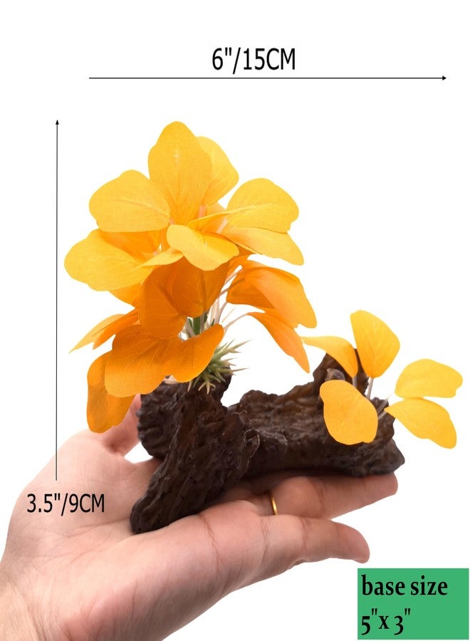 M2cbridge Artificial Fish Tank Plants Silk Aquarium Plastic Plant Aquatic Water Grass Foreground Decor(3PCS Big Colorful) - Image 3