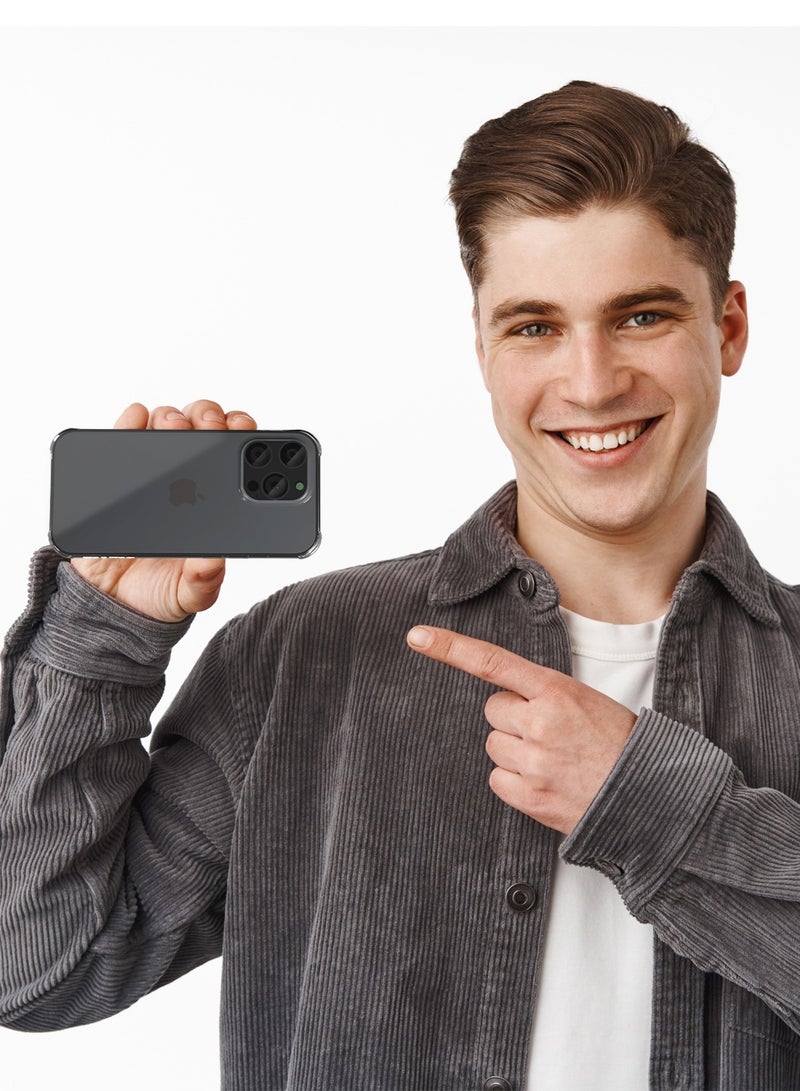 Max & Max iPhone 15 Pro Max Clear Case – Ultra Slim Crystal Transparent Cover, Anti-Yellowing & Anti-Scratch Protection - Image 2