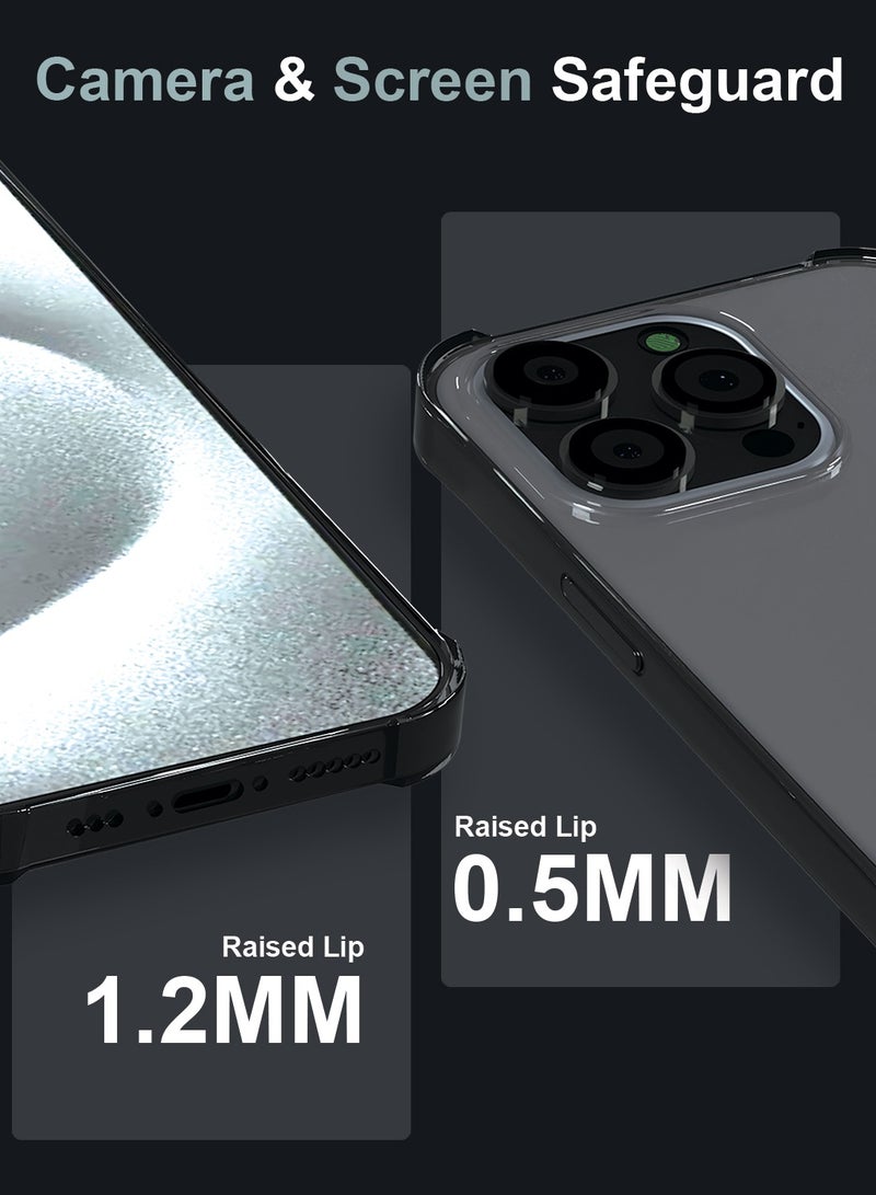 Max & Max iPhone 15 Pro Max Clear Case – Ultra Slim Crystal Transparent Cover, Anti-Yellowing & Anti-Scratch Protection - Image 5