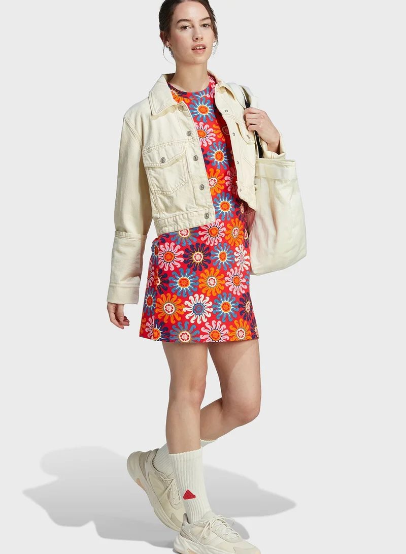 Adidas X Farm Rio Slim Dress