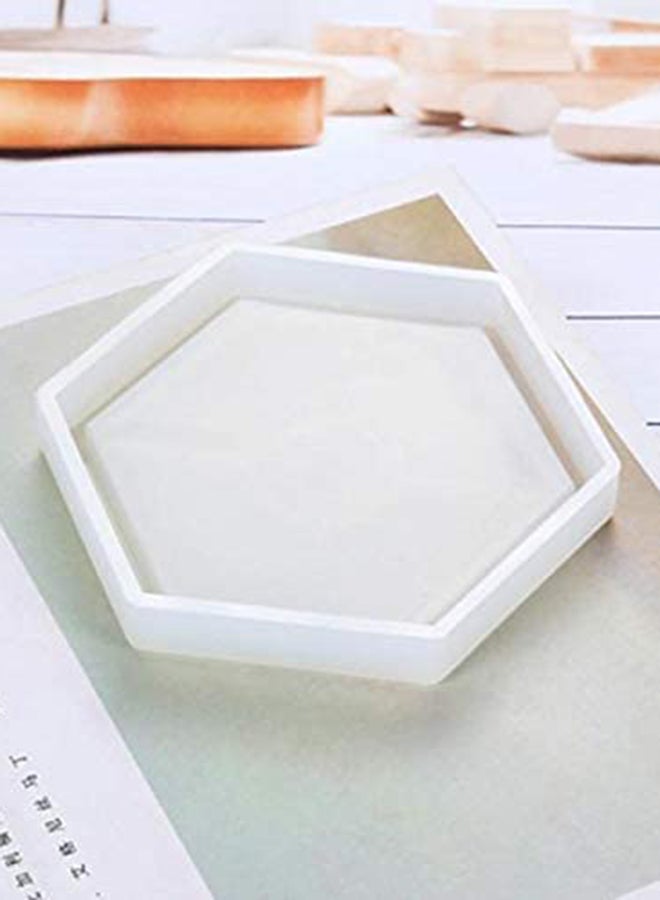 Loquat 3-Piece Silicone Coaster Mould Set Light White 11.5x10x1.3cm - Image 4