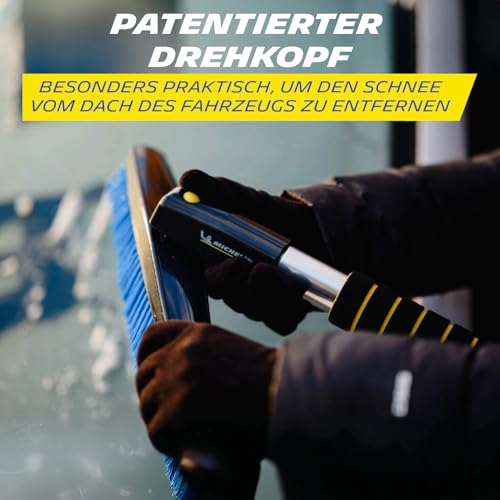 MICHELIN 2-in-1 ice Scraper with Snow Brush, Telescopic for The car, extendable, efficient and Durable ice Scraper with Handy 90° Rotating Snow Brush - Image 3