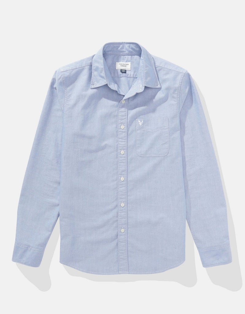 American Eagle AE Everyday Oxford Button-Up Shirt - Image 4