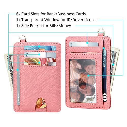GEEAD Slim Minimalist Front Pocket RFID Blocking Card Holder Wallets for Men & Women - Image 3