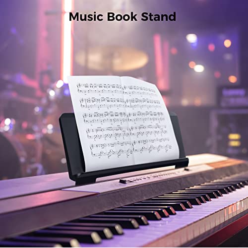 Anjetan Electronic Keyboard Music Stand Stable Plastic Professional Wide Thickened Music Book Holder Music Sheet Stand - Image 3