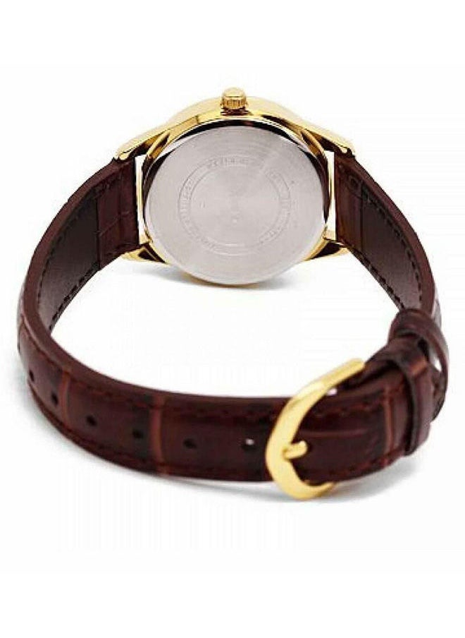 CASIO Leather Analog Wrist Watch LTP-V005GL-7AUDF  - Image 3