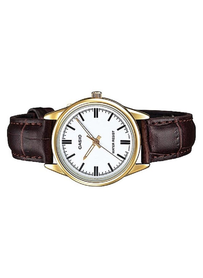 CASIO Leather Analog Wrist Watch LTP-V005GL-7AUDF  - Image 2
