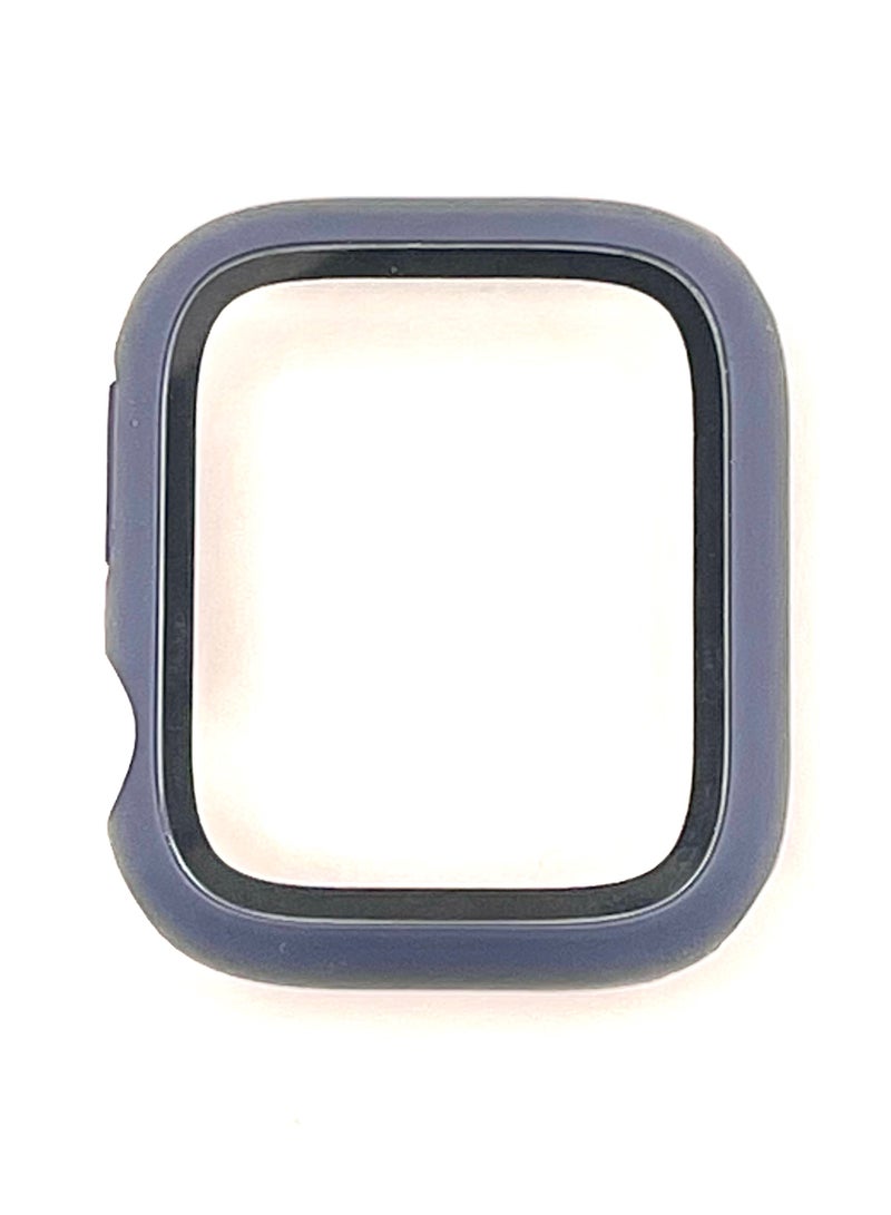 APPLE I WATCH CASE WITH GLASS  41 MM - BLUE
