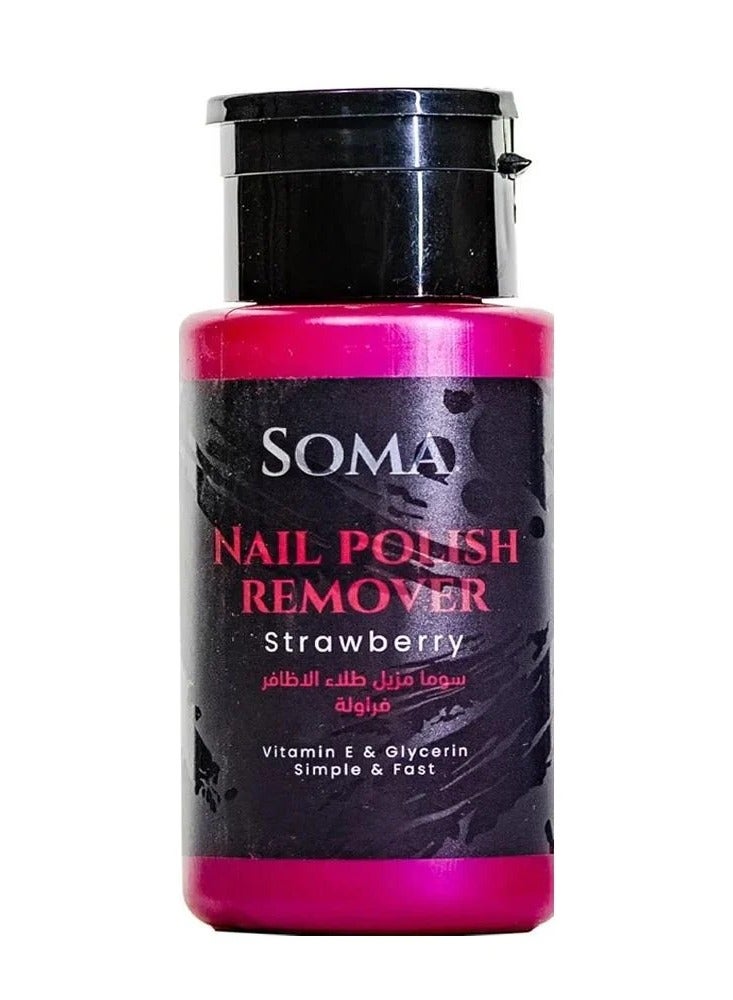 سوما مزيل طلاء الاظافر بالفراولة - Image 1