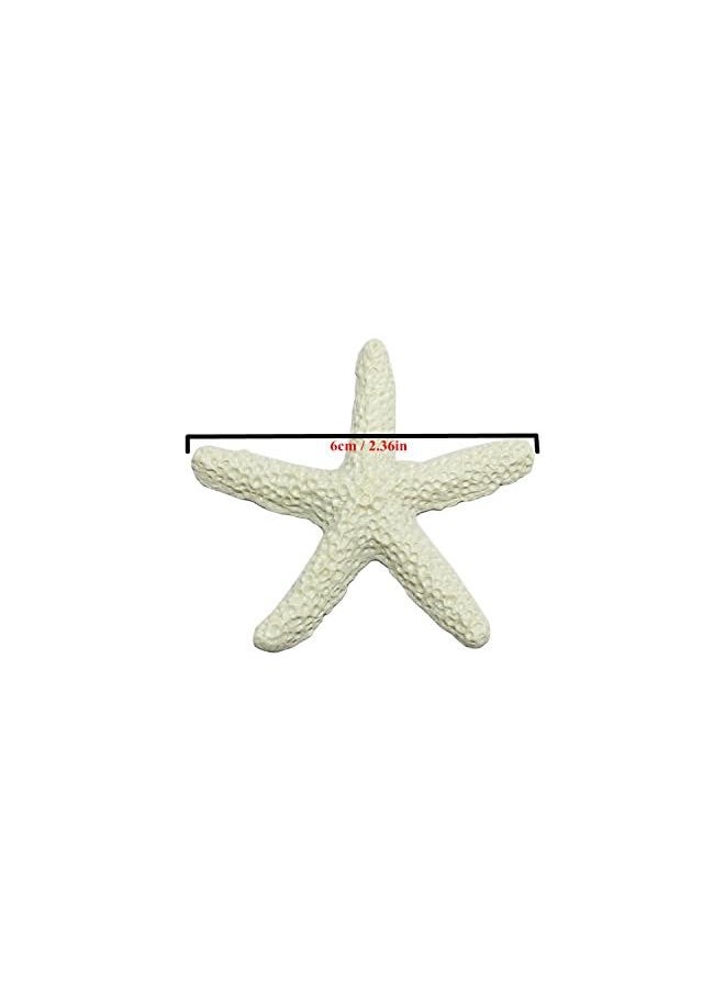 The Bros 25 Pieces Beige Resin Pencil Finger Starfish for Wedding Decor, Home Decor and Craft Project, 2.3 Inches  - Image 3