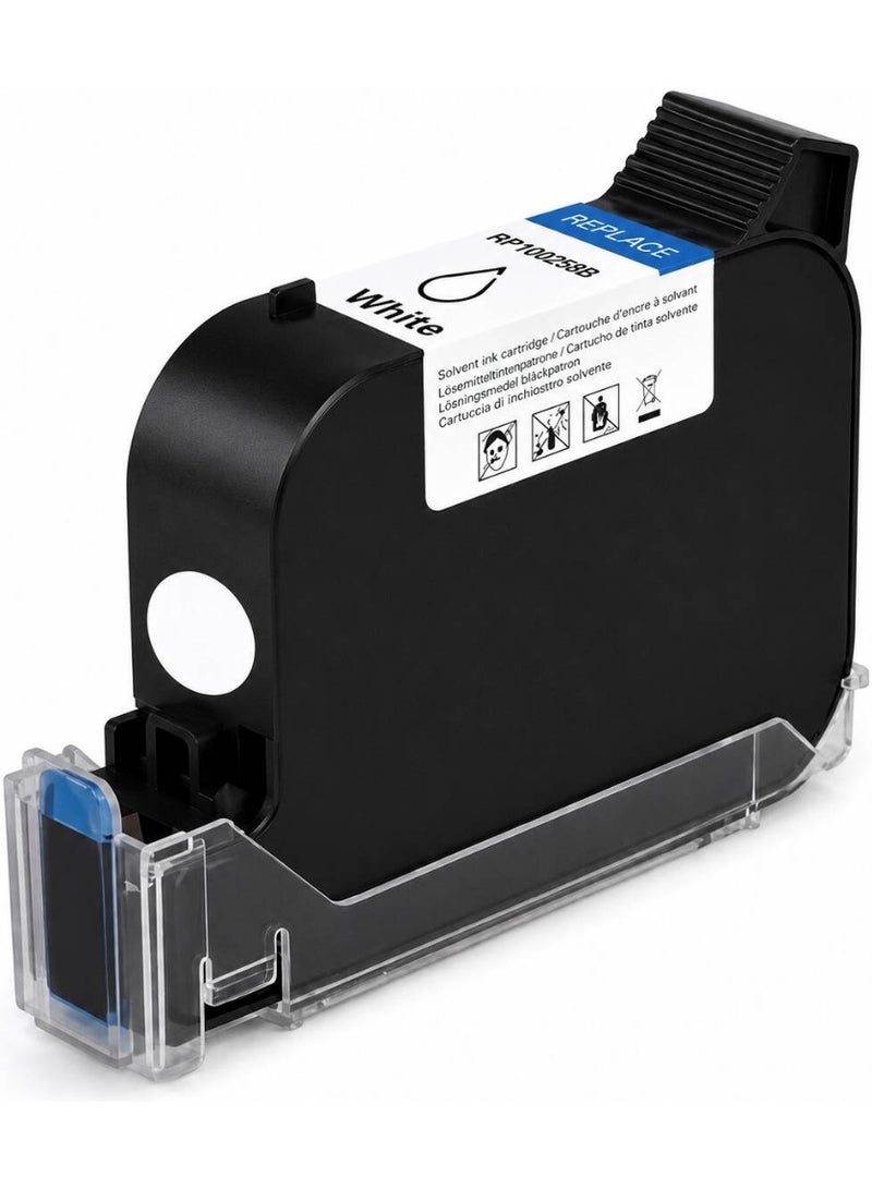 BENTSAI EB22G Solvent Ink Cartridge, 25.4mm, 1-10 Lines, 42ml Capacity, for B85/6210B/B40 Inkjet Printers, Quick Dry Ink for Plastic